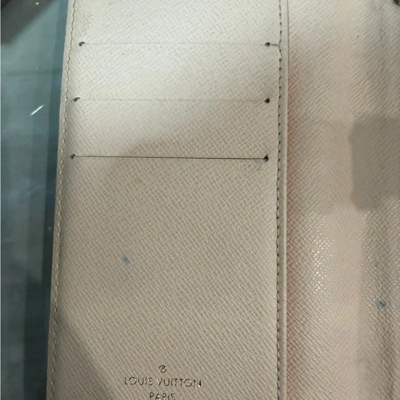 Louis Vuitton Brown Monogram Notebook Cover with Gold Clasp